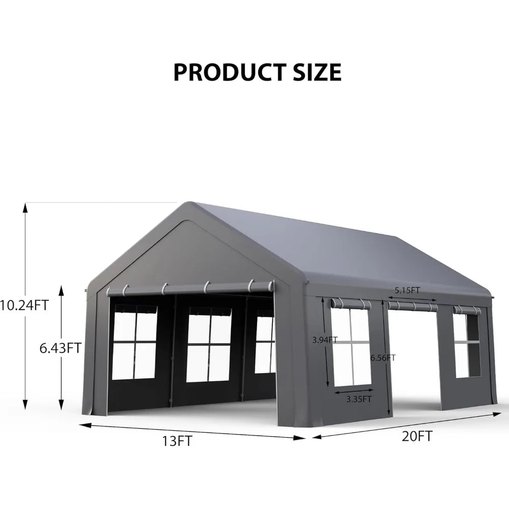 Carport 13'x20' Heavy Duty