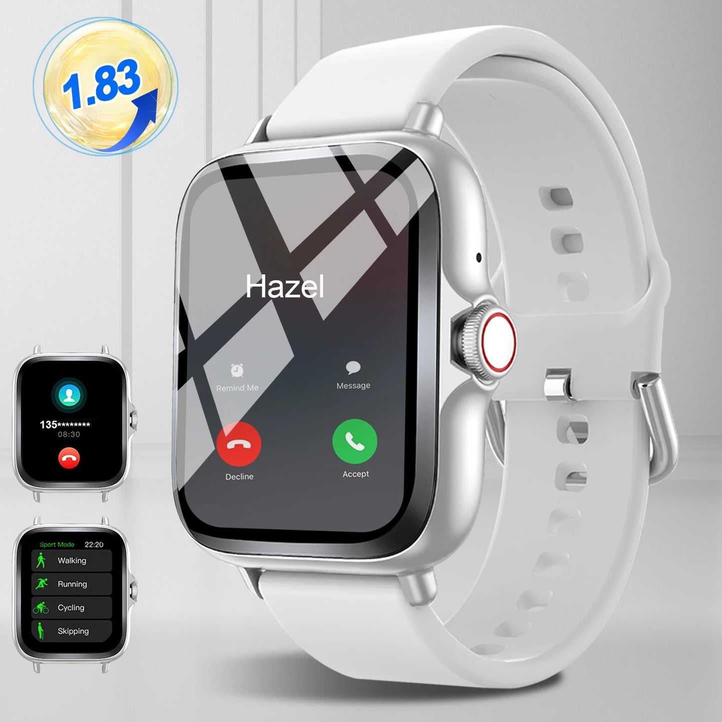 Smart watch with full touch screen,