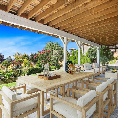 Patio and Yard