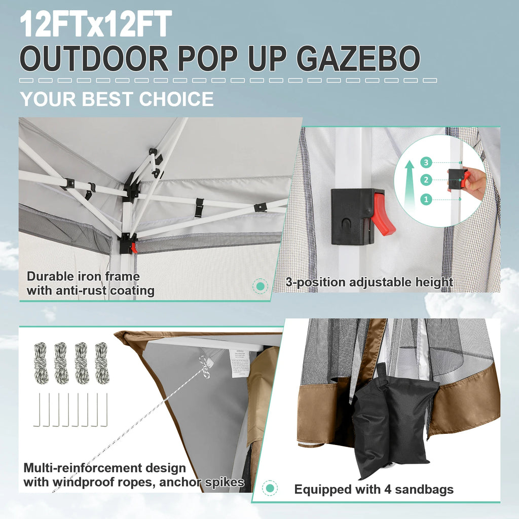 12x12 Pop up Gazebo
