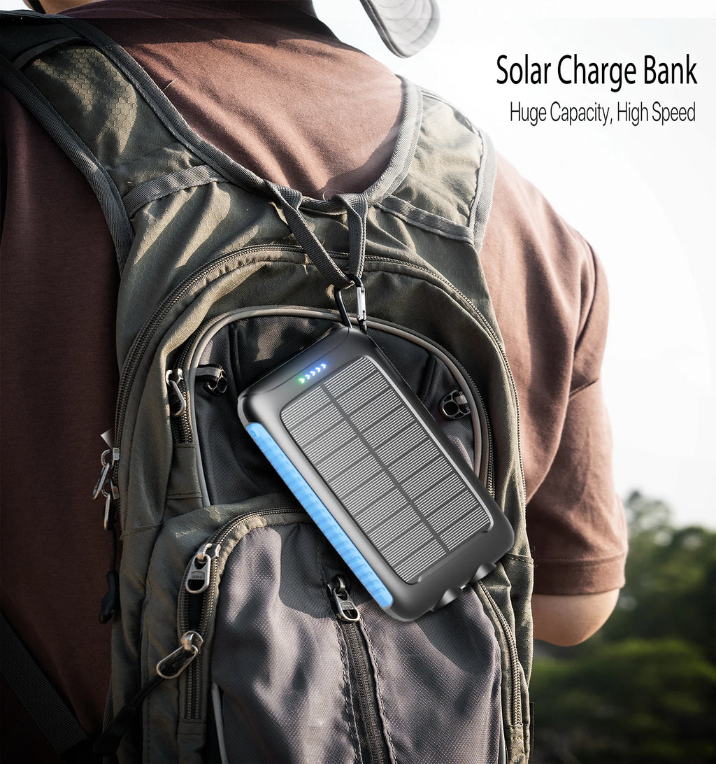 38800mAh Solar Power Bank Portable Charger