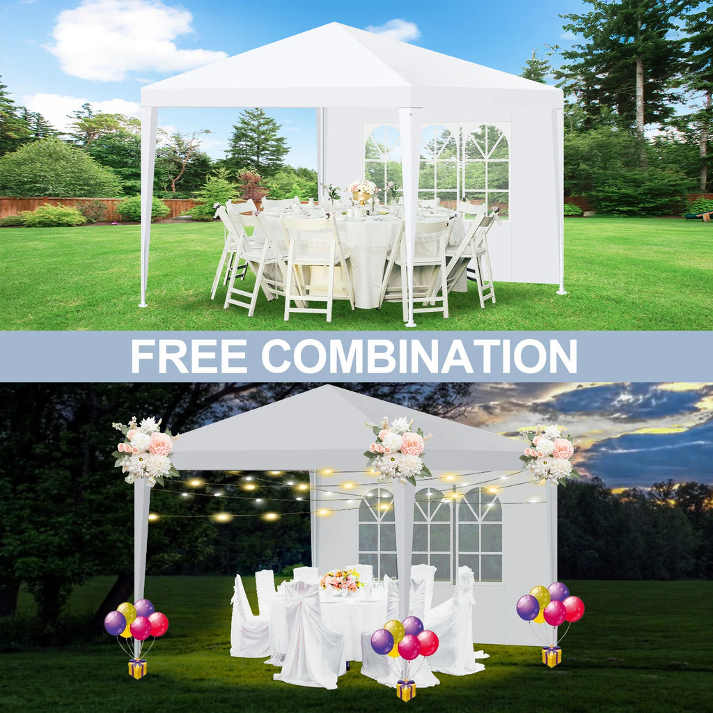 Party Tent Outdoor Canopy Tent with Removable Sidewalls