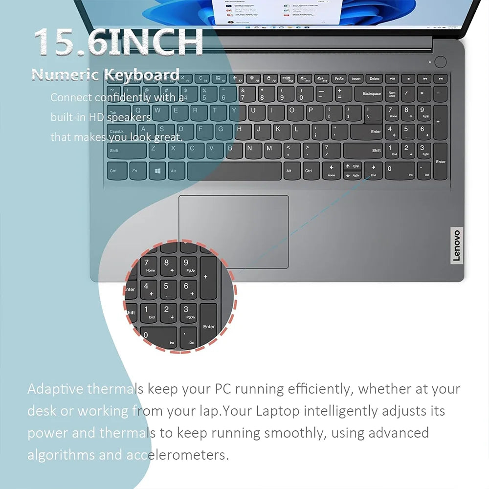 Lenovo Ideapad 1i 15.6" Business Laptop