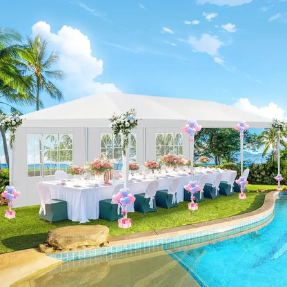Party Tent Outdoor Canopy Tent with Removable Sidewalls