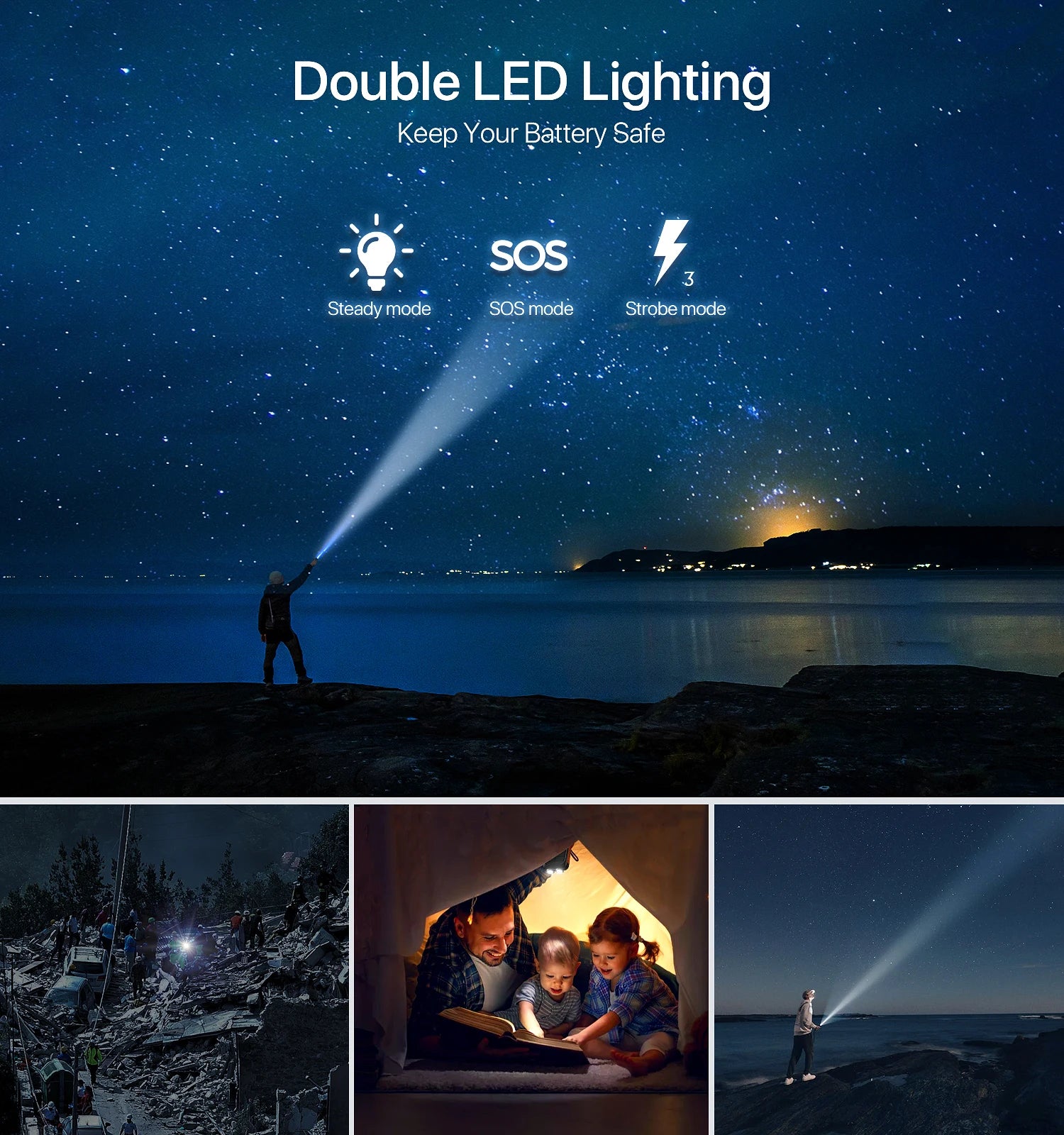 38800mAh Solar Power Bank Portable Charger