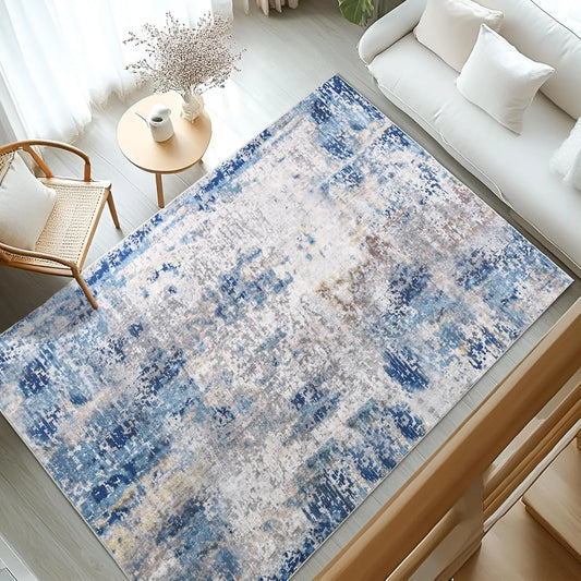 Living Room Area Rugs Soft Large Modern Abstract