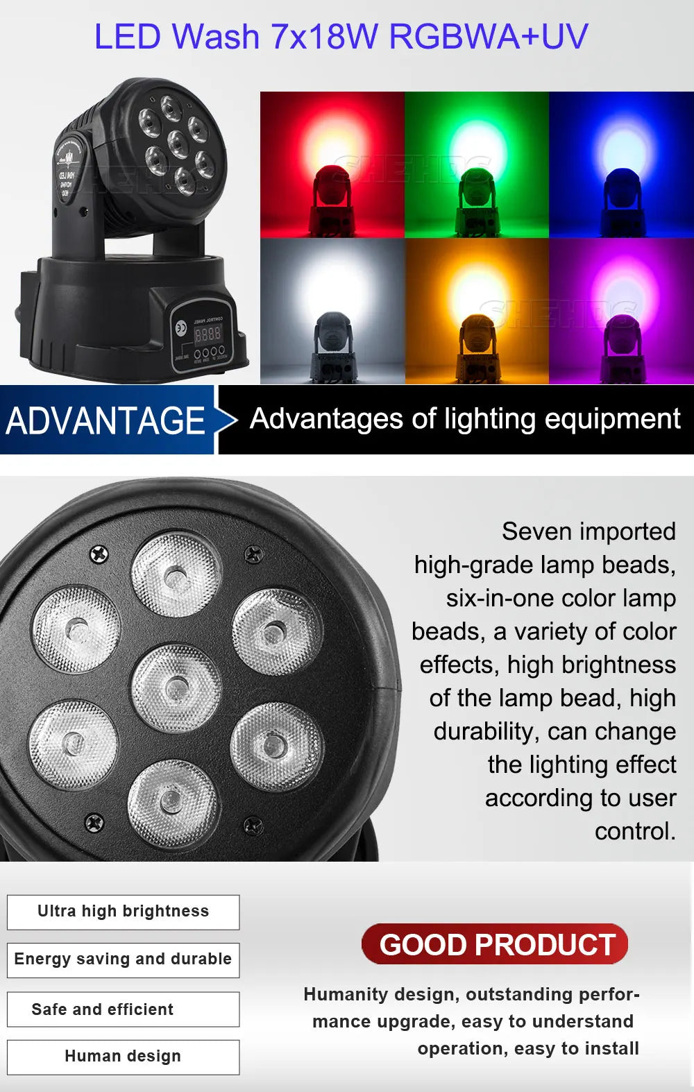 Party Lights For Disco DJ KTV LED Stage Lighting