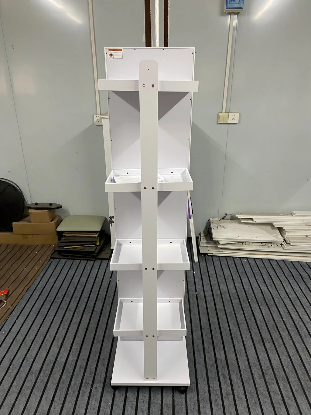 360° Rotating LED Jewelry Armoire