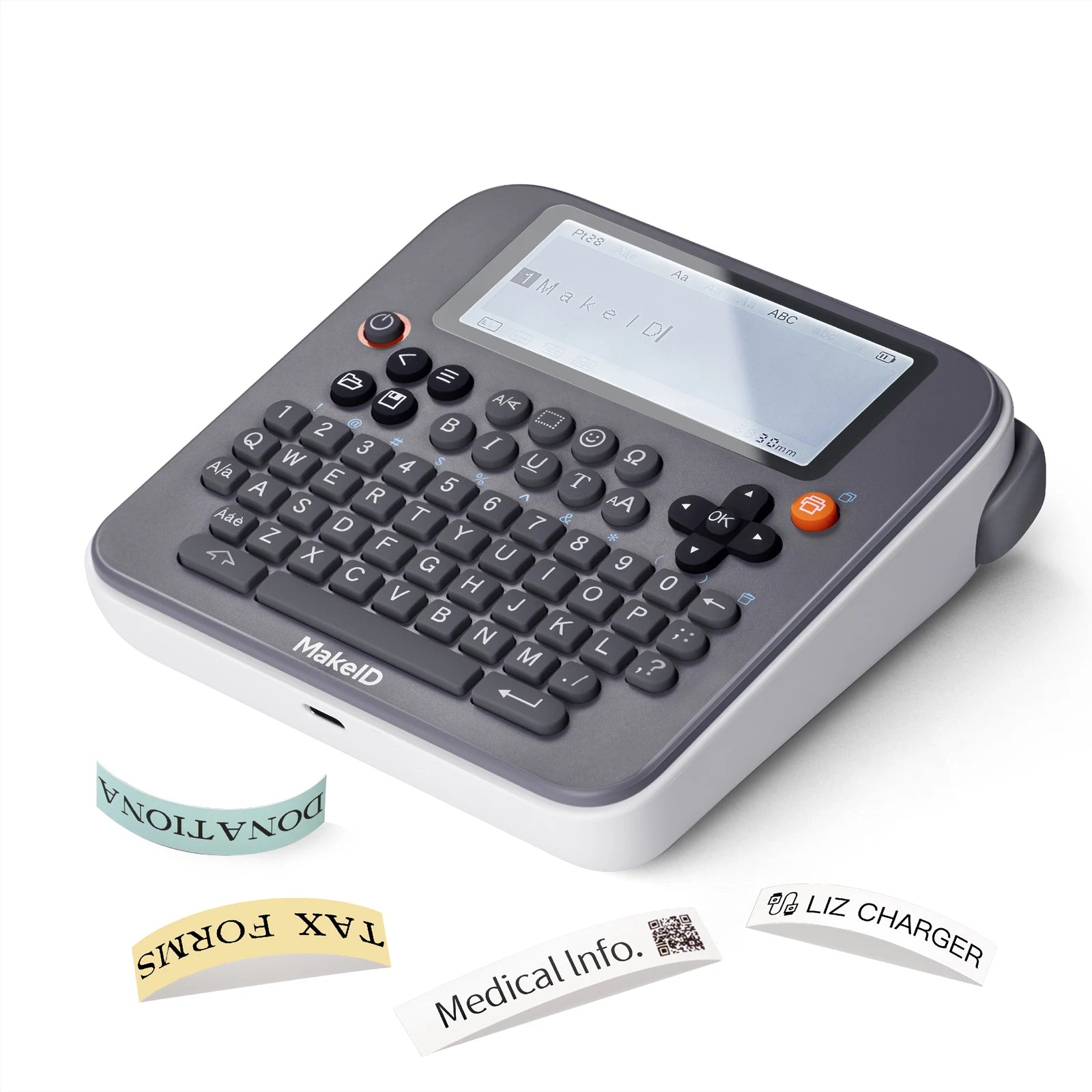 E1 Portable Label Maker - Bluetooth Compatible Thermal Printer