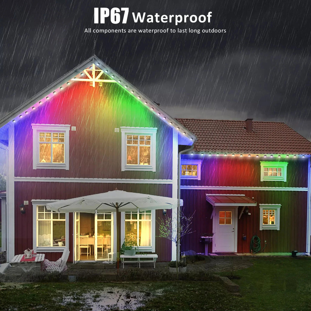 100FT 60 LEDs Permanent Outdoor Lights