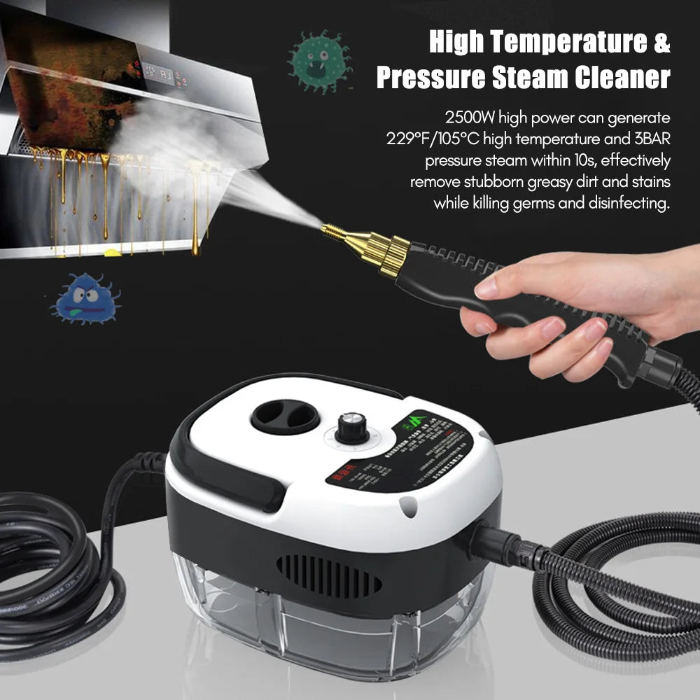 Handheld Steam Cleaner 1500W High Power 6 Speeds