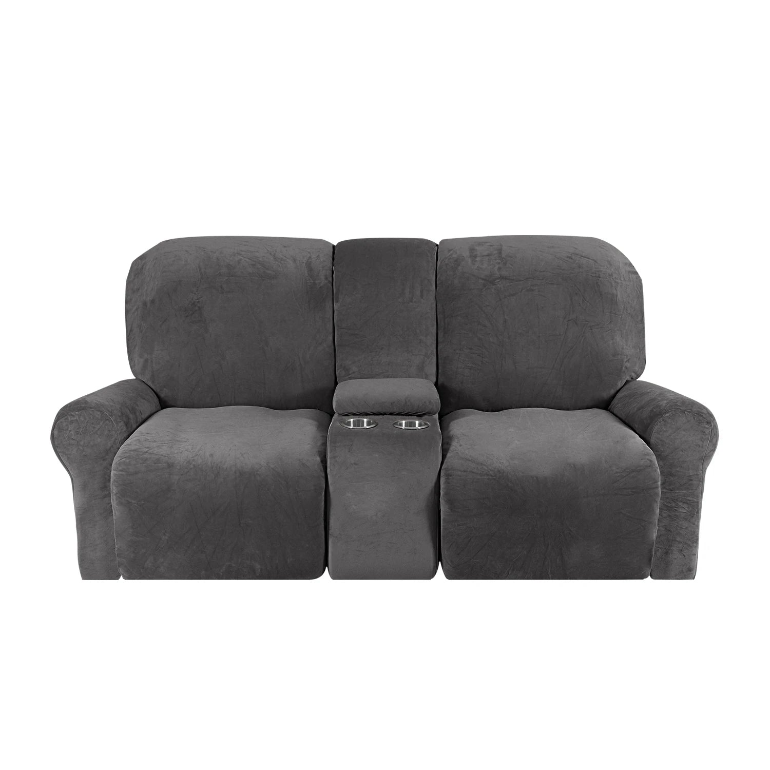 Recliner 2 Seater Sofa Covers with Cup Holders