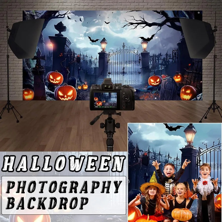 Halloween Garage Door Banner Large