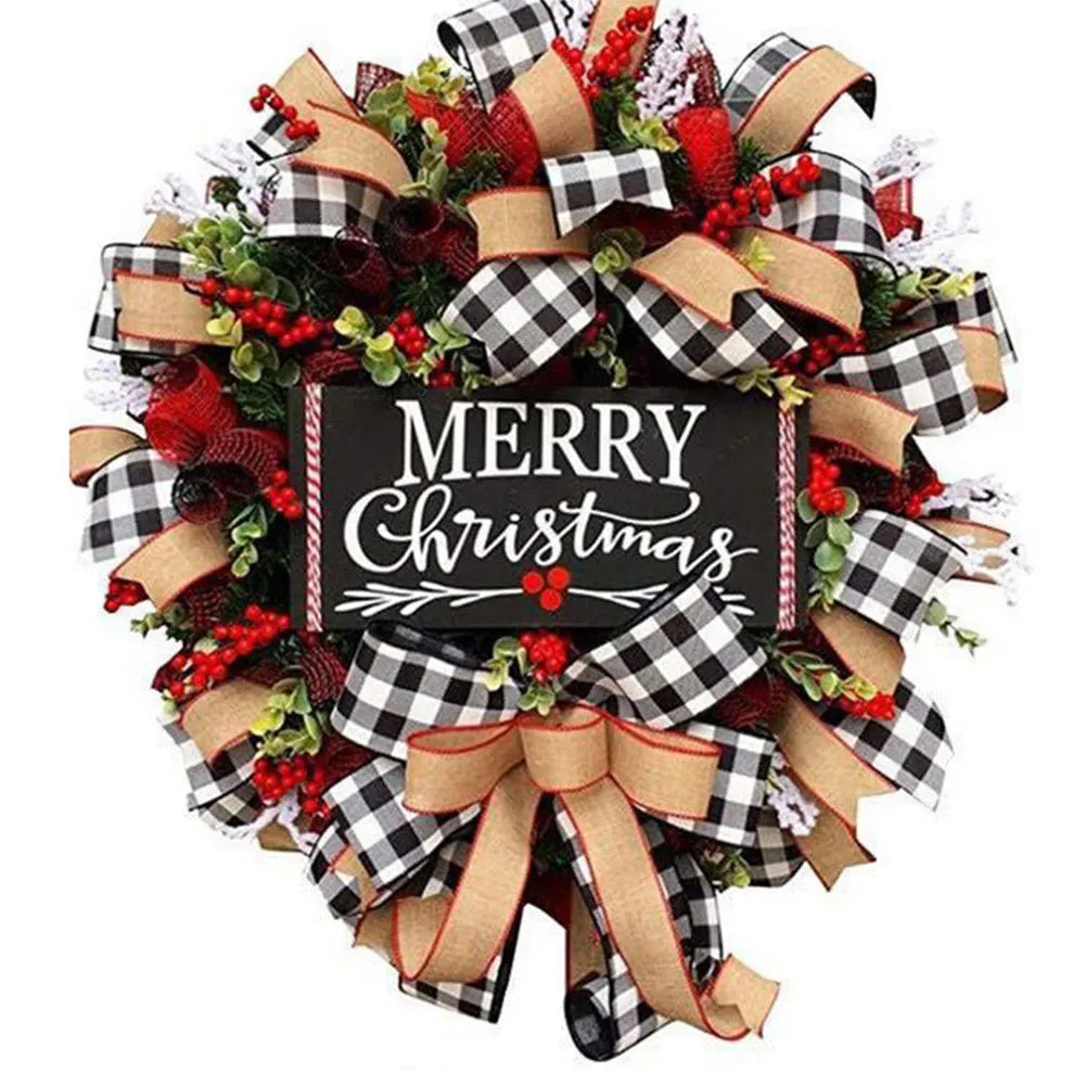Christmas Holiday Art Wreath