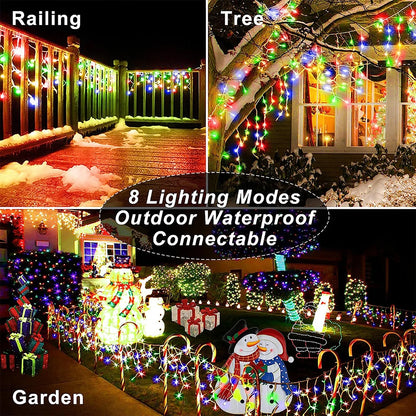 Christmas Decorations Lights Solar Icecicle