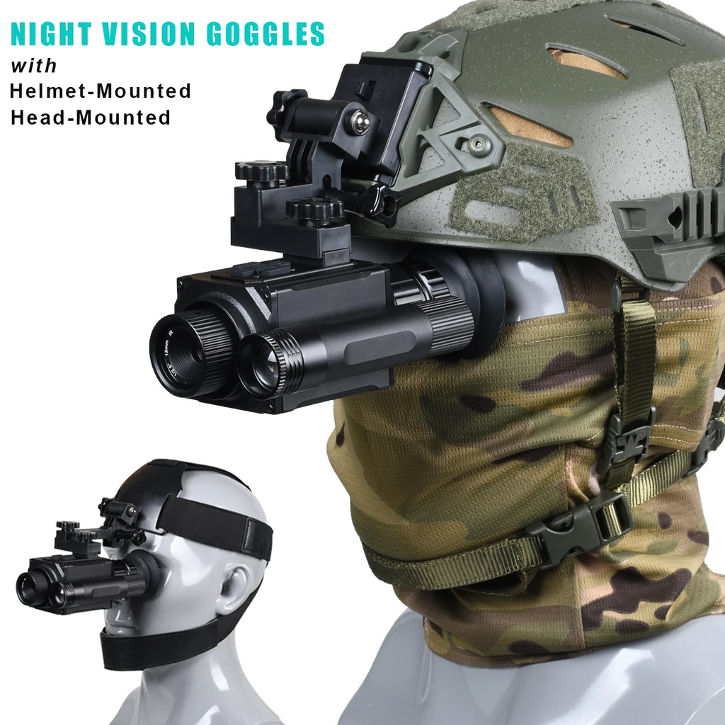 Helmet Night Vision 5X Zoom 1080P Digital Telescope