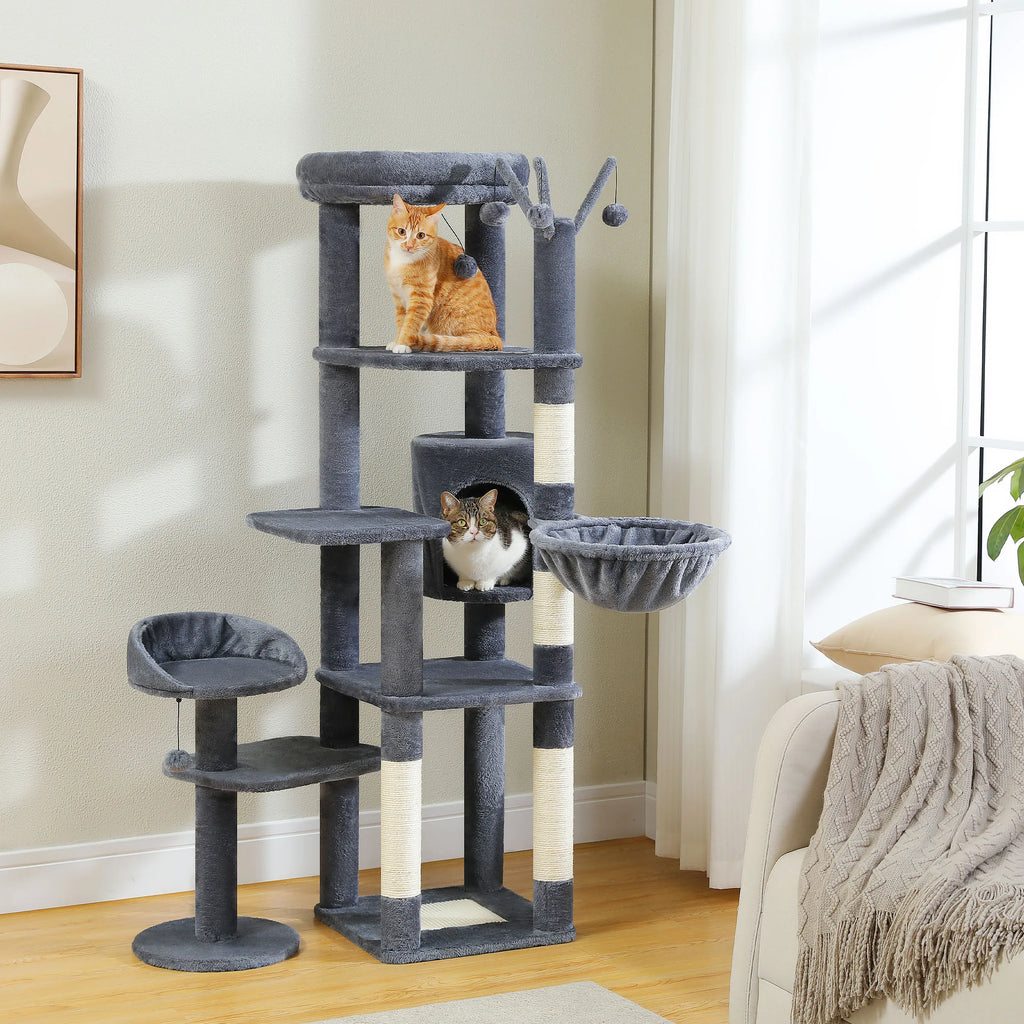 Multi-Level Cat Tree with Scratching Post