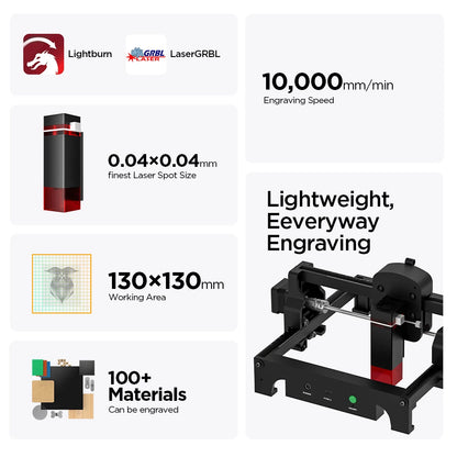 6W Mini Laser Engraver CNC