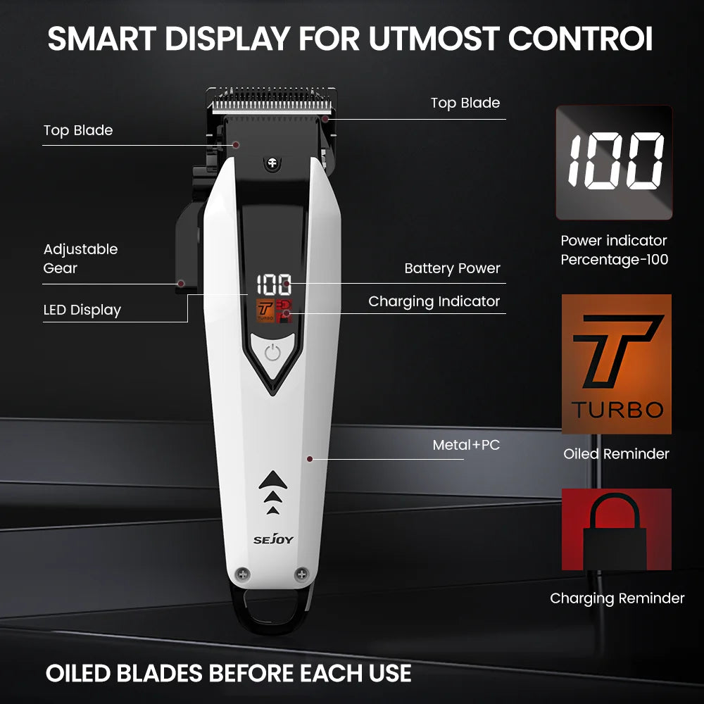 Portable Combo Kit Barber Hair Clipper For Men