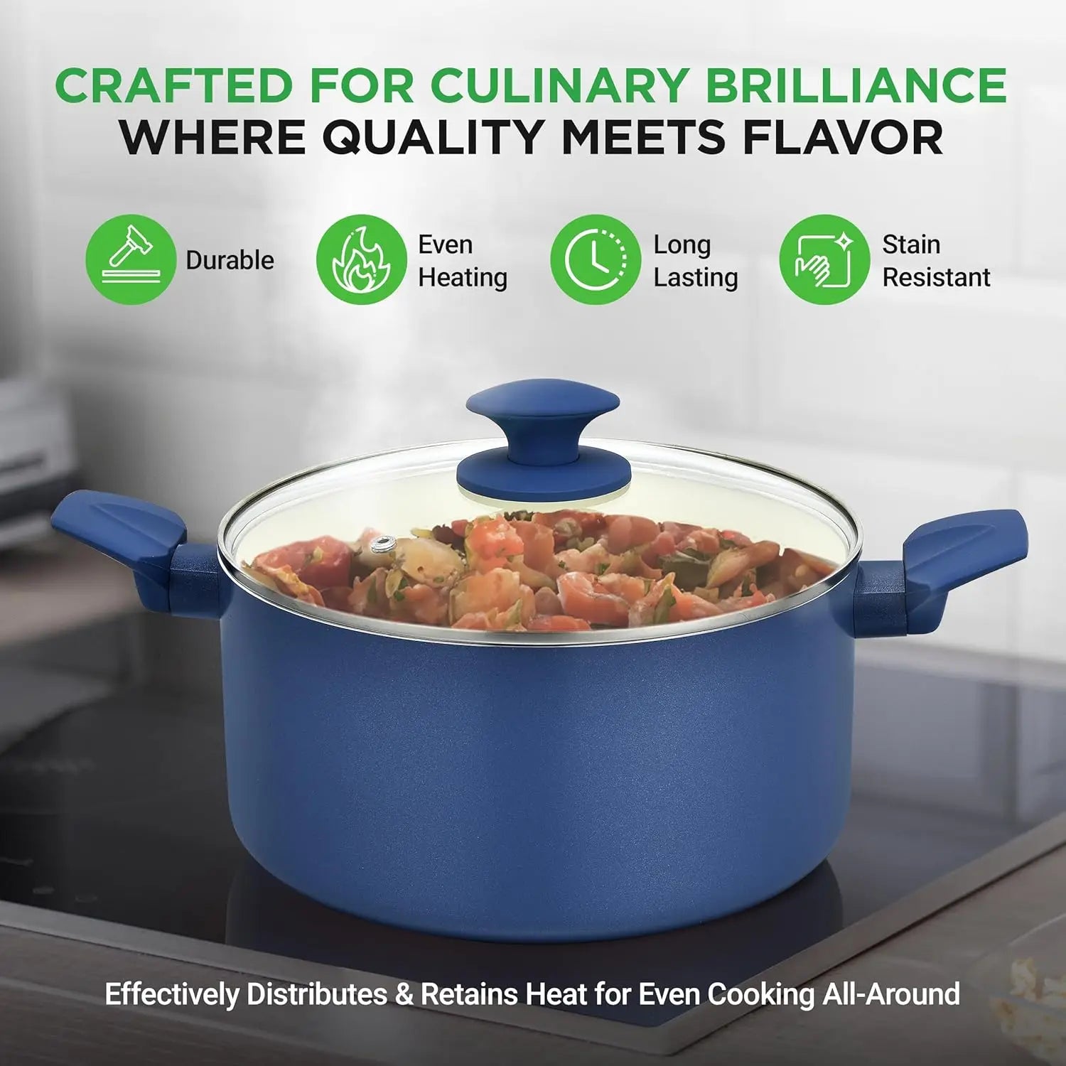 54 Piece Professional Grade Complete Home Kitchen Cookware Set