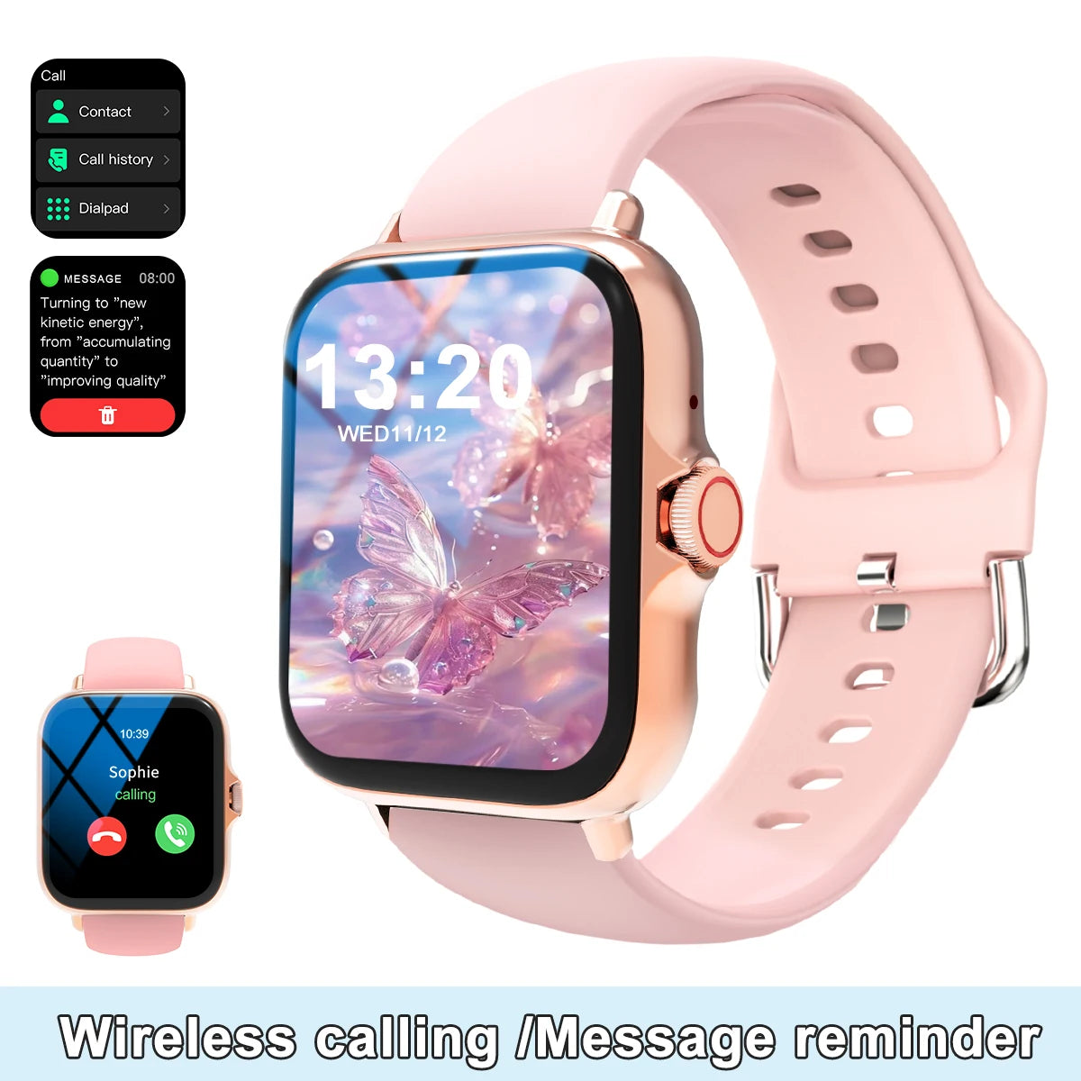 Smart watch with full touch screen,
