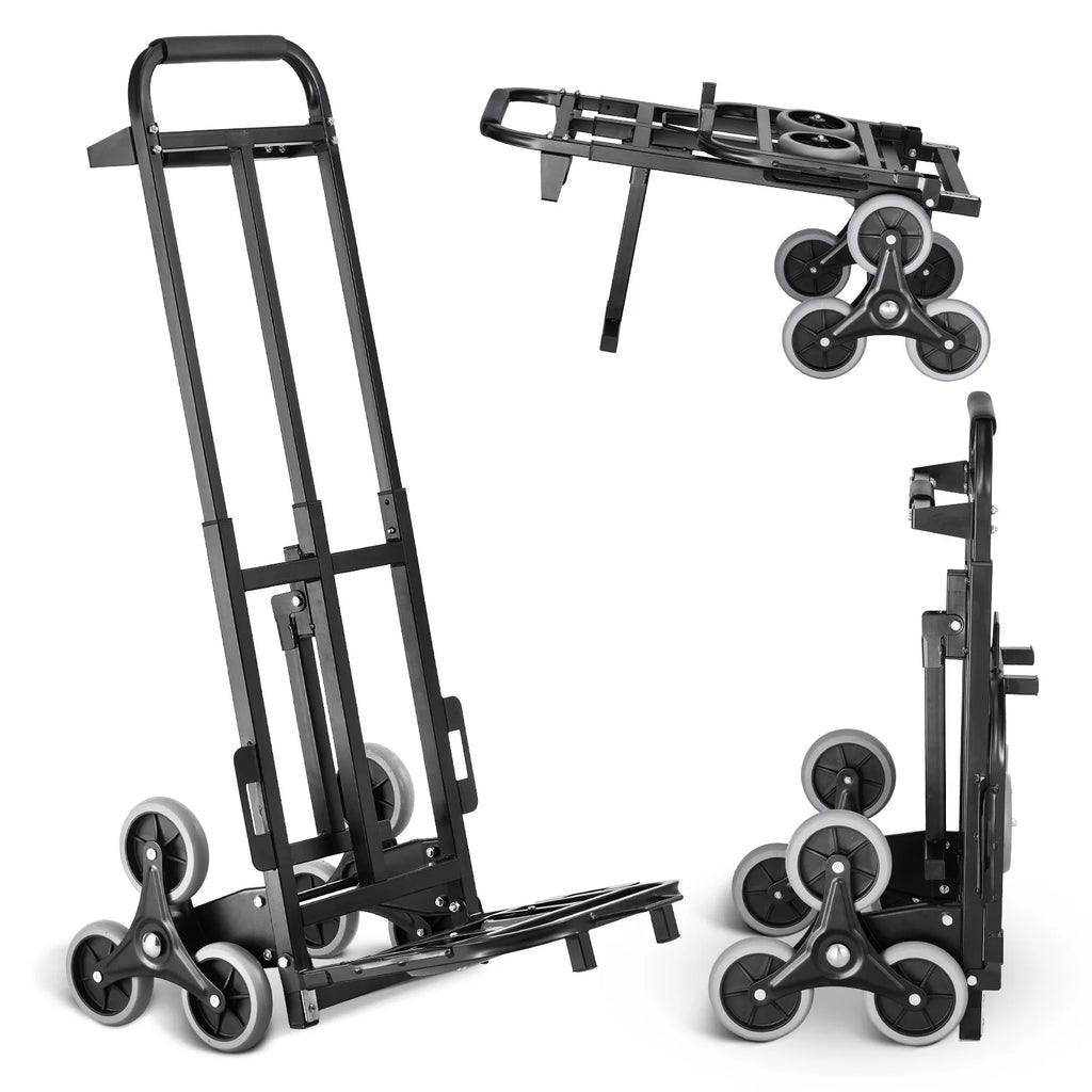 460 lbs Stair Climbing Cart Folding Hand Truck Dolly