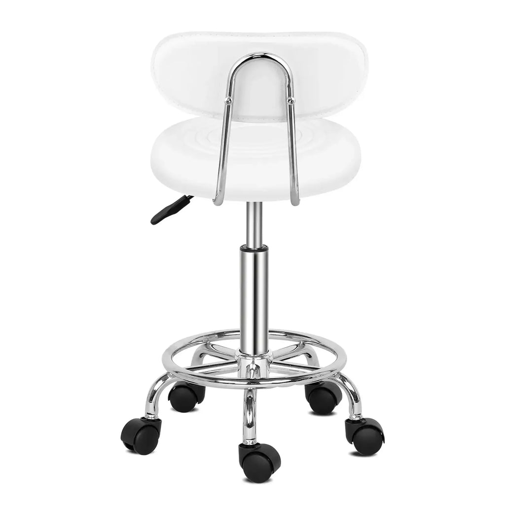 Swivel Salon Stool Chair with Backrest