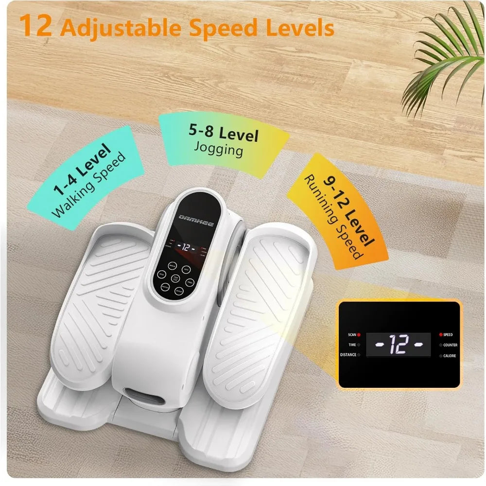 Under the desk elliptical leg fitness machine