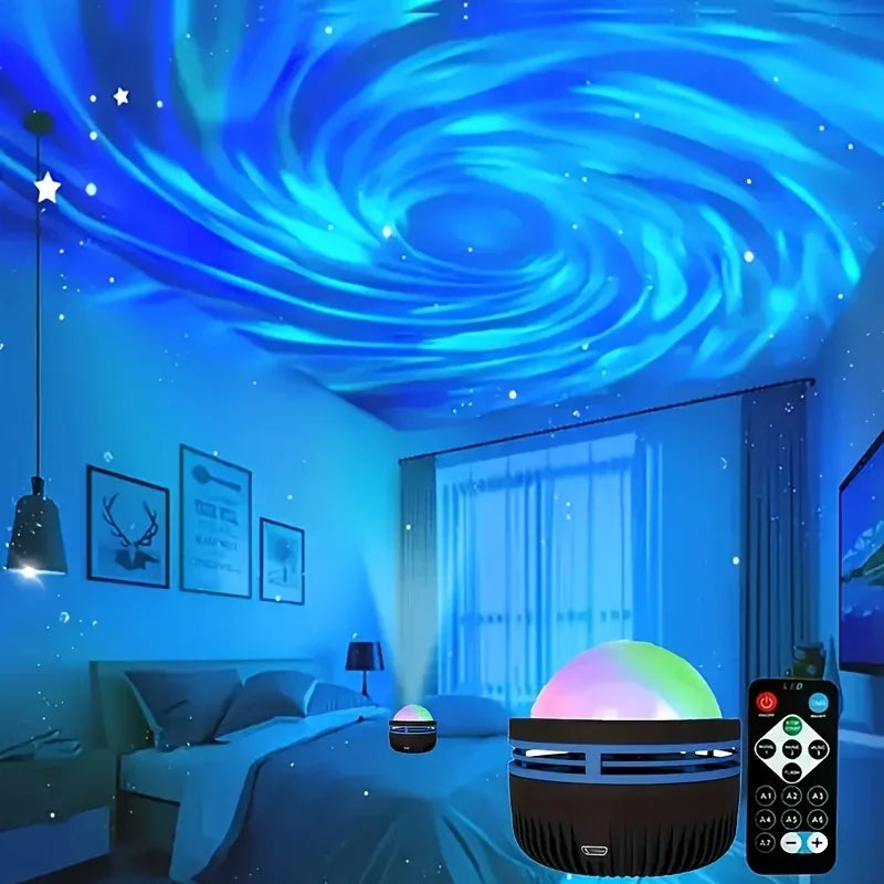 Aurora Starry Sky Projector with Remote LED Star Projector