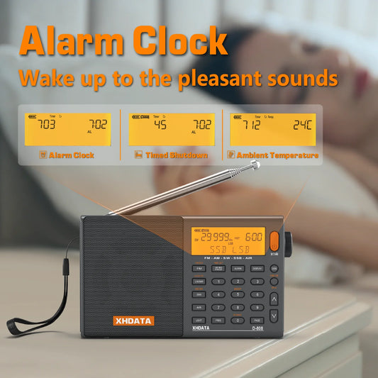AM/FM/SW/MW SSB AIR RDS Full Band Portable Radio