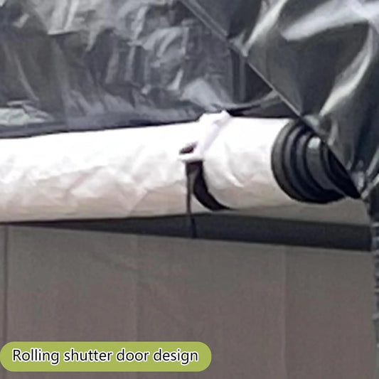 Grey Outdoor Storage Shed
