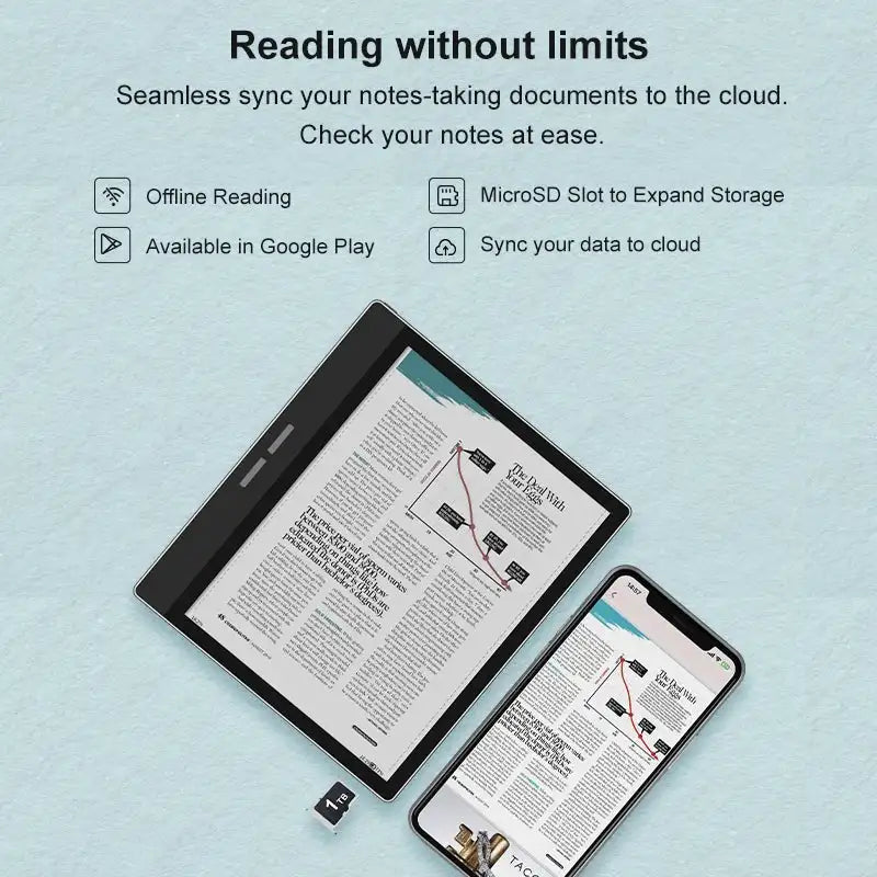 7-inch color screen e-book reader