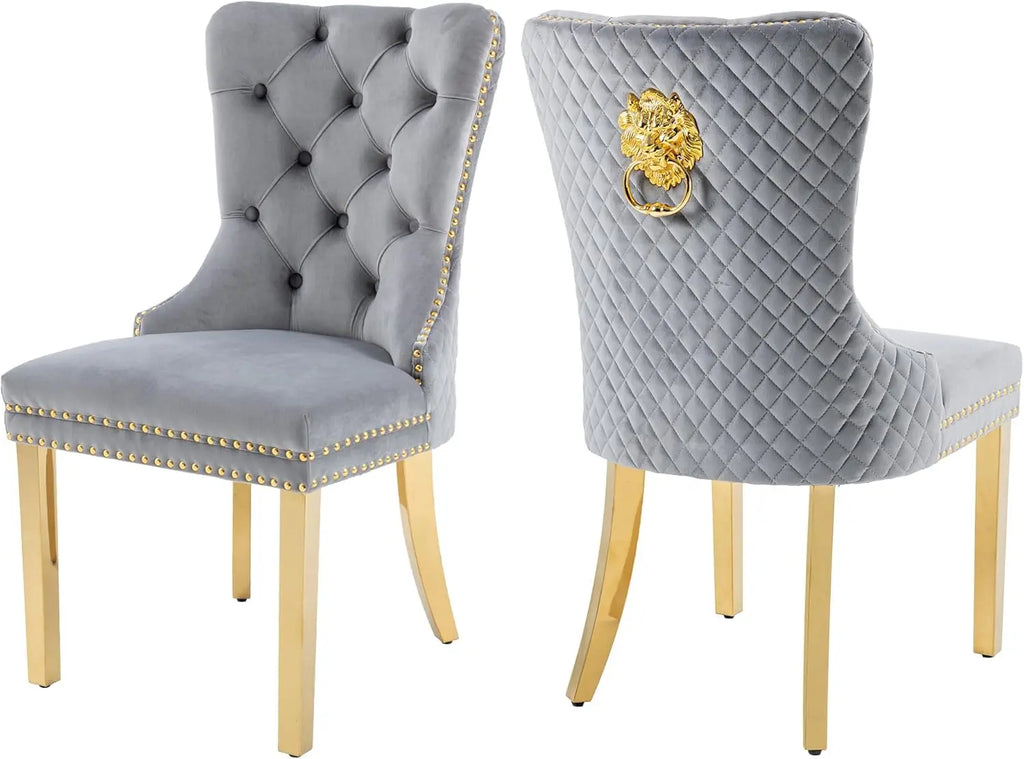 Velvet Dining Chairs Set of 2