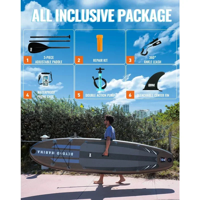 HOME-Inflatable Stand Up Paddle Board, 10'6"