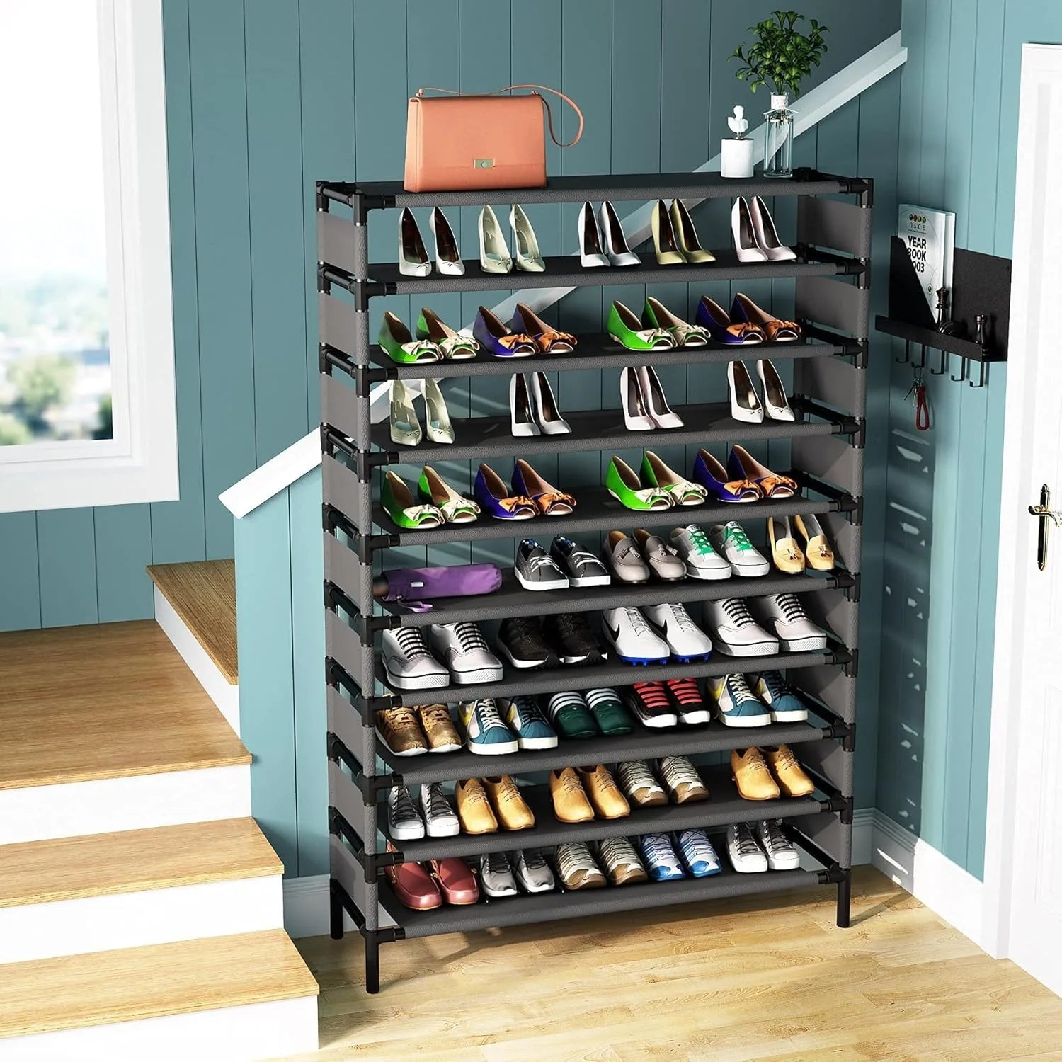 Multi-layer storage Rack, Large Capacity Organizer