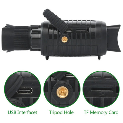 R7 Digital Night Vision Monocular Telescope 5X Zoom Outdoor Full HD Infrared Night Goggles For Hunting Camping Travel