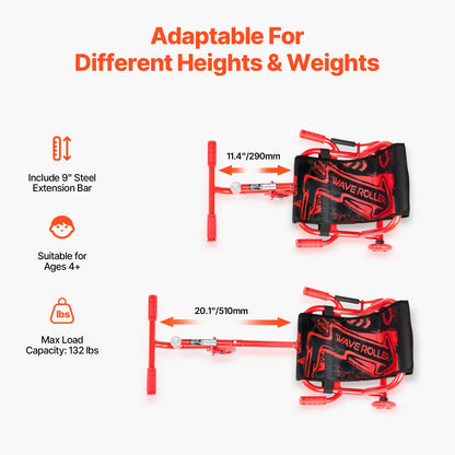 132/198lbs Kids Ride on Scooter