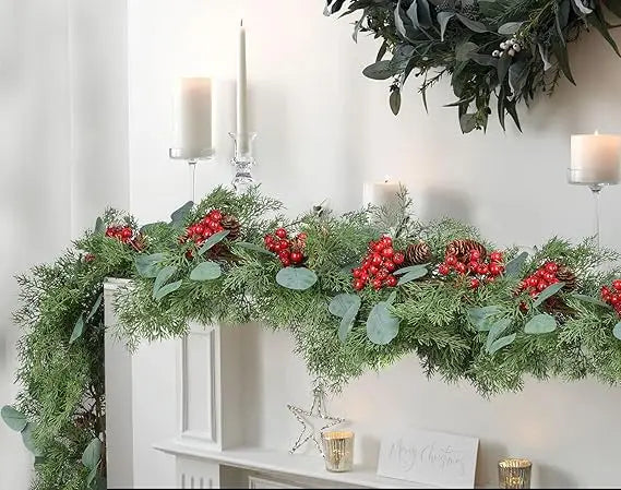 6ft Pine Christmas Garland