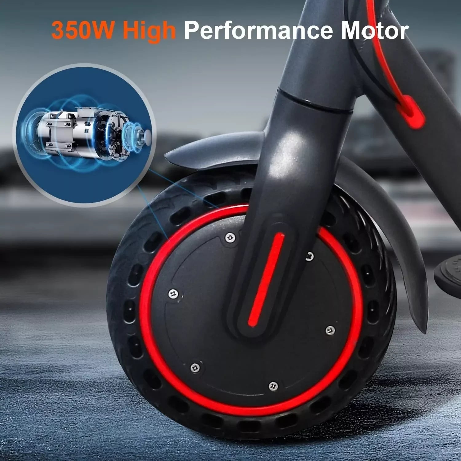 Electric Scooter 350W 19mph APP Smart