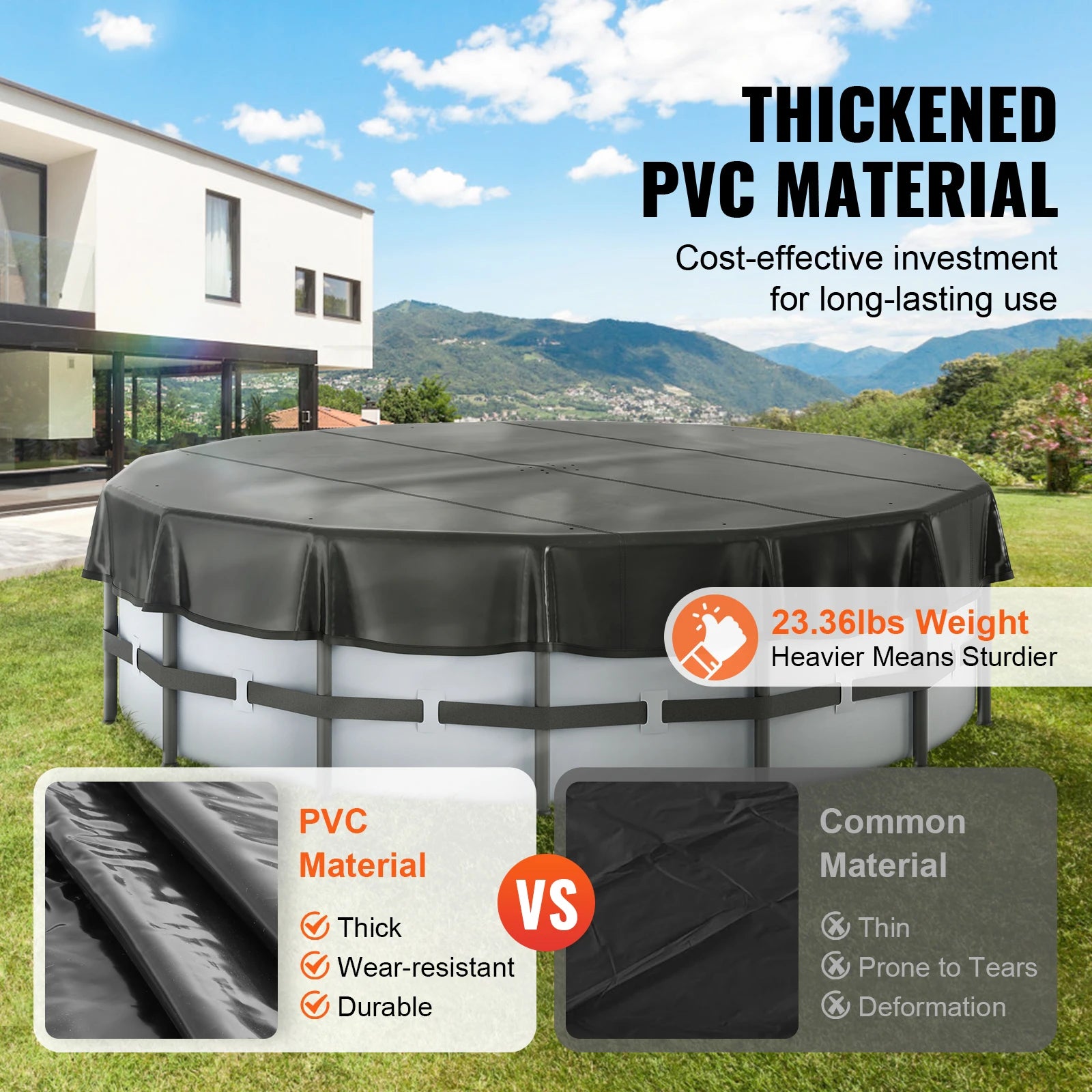 18/15Ft Round Pool Cover