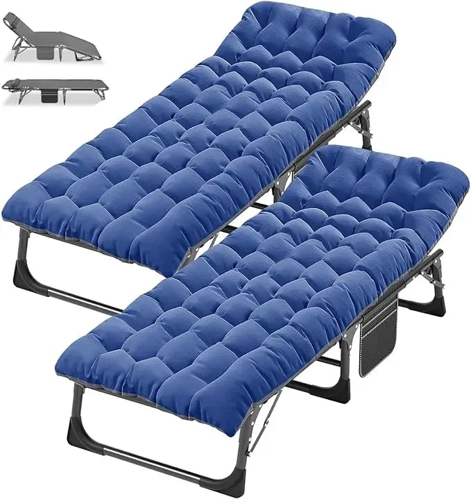 Folding Camping Cot with Mattress,