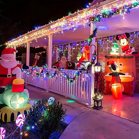 Christmas Decorations Lights Solar Icecicle