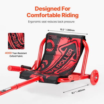 132/198lbs Kids Ride on Scooter
