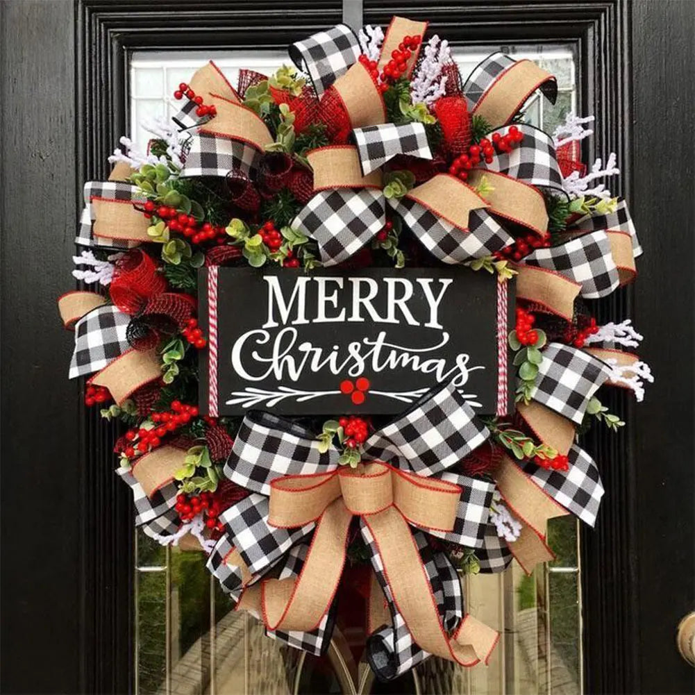 Christmas Holiday Art Wreath
