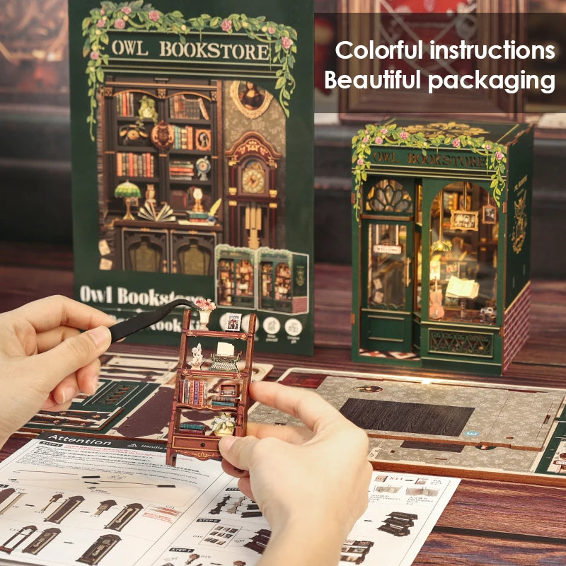 3D Wooden Puzzle Miniature Model Kits