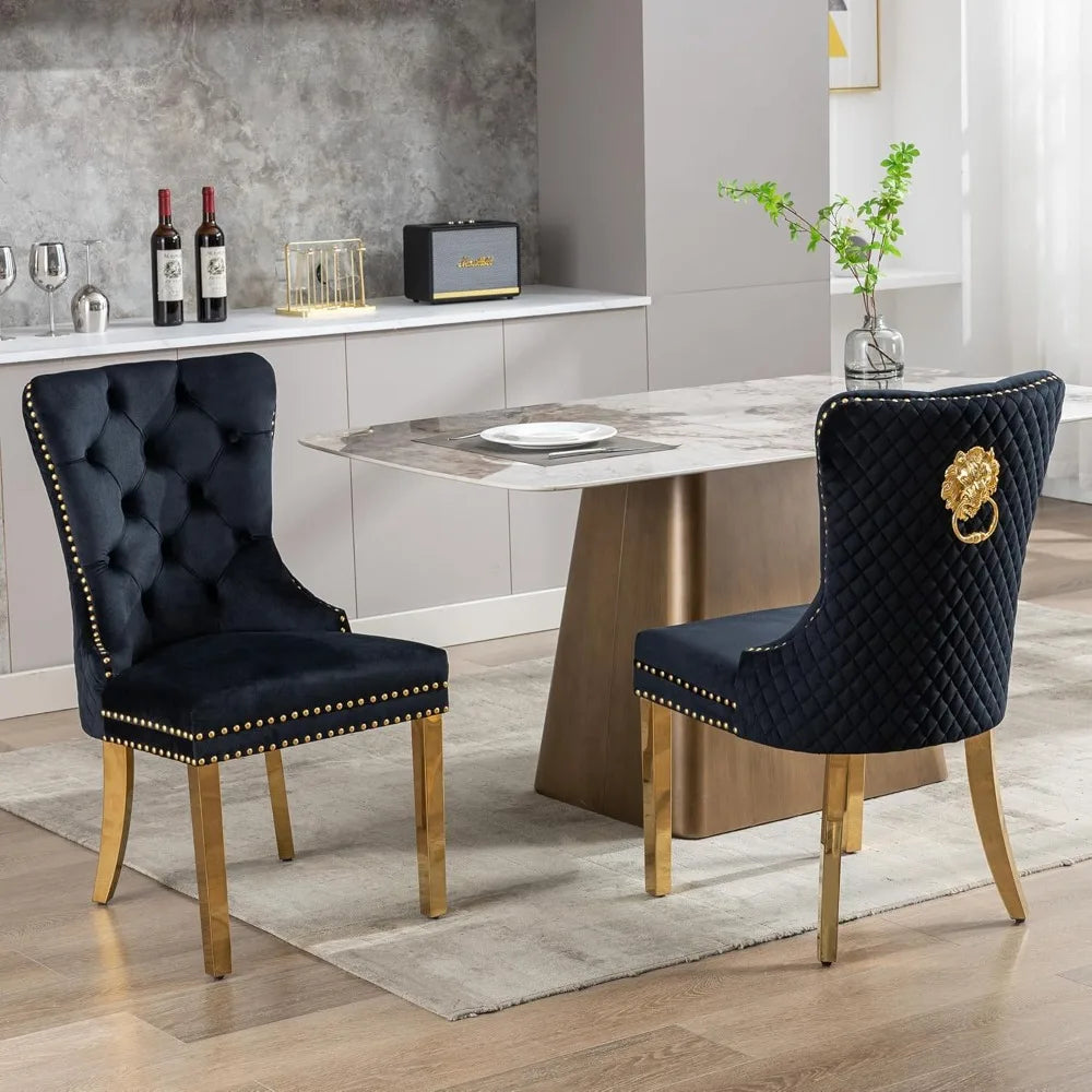 Velvet Dining Chairs Set of 2