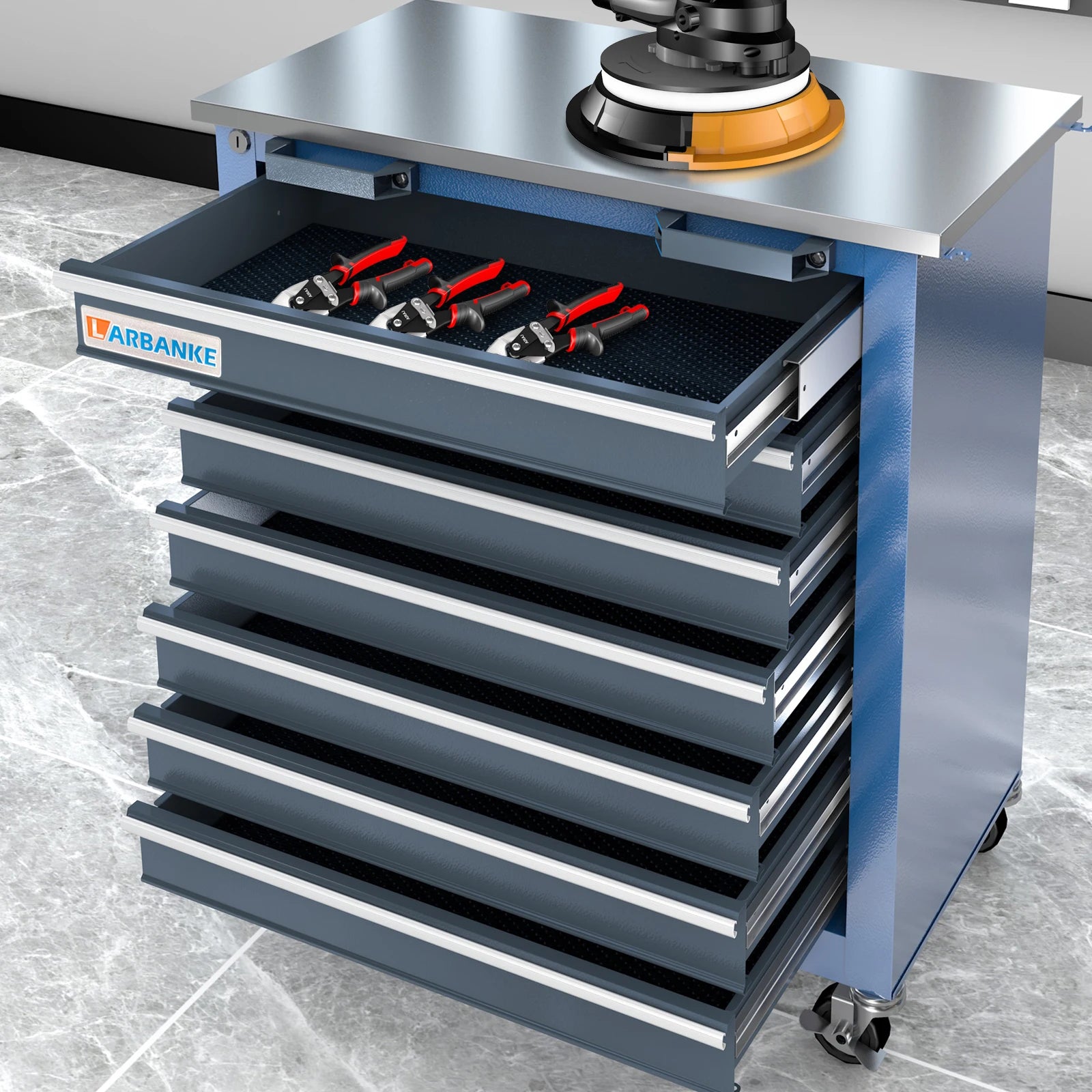 7-Drawer Rolling Tool Chest Toolbox