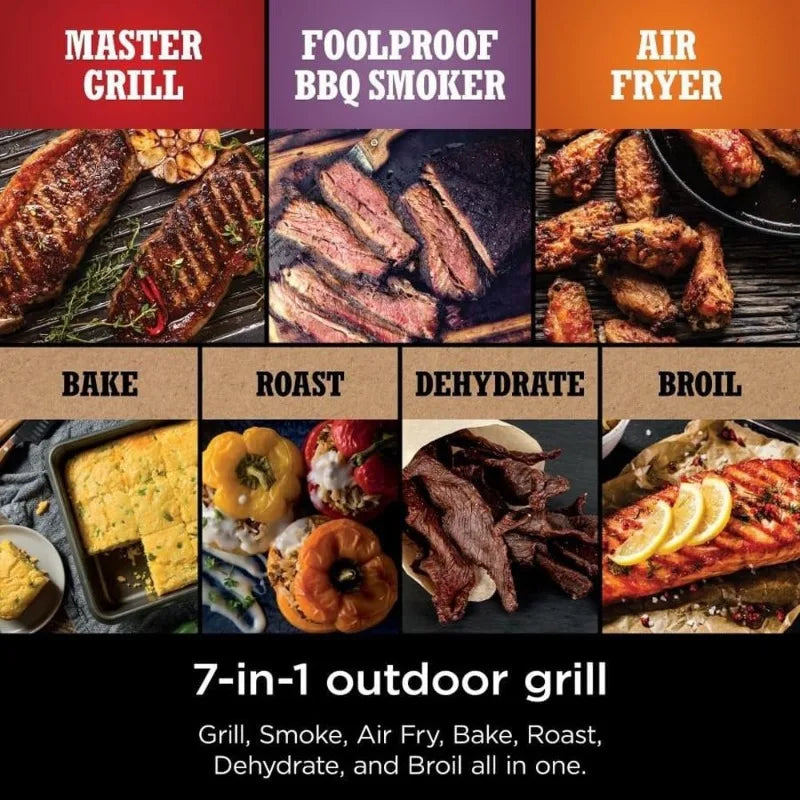 Electric Pellet Smoker Grill  BBQ Grill  Outdoor
