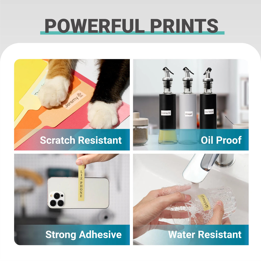 E1 Portable Label Maker - Bluetooth Compatible Thermal Printer