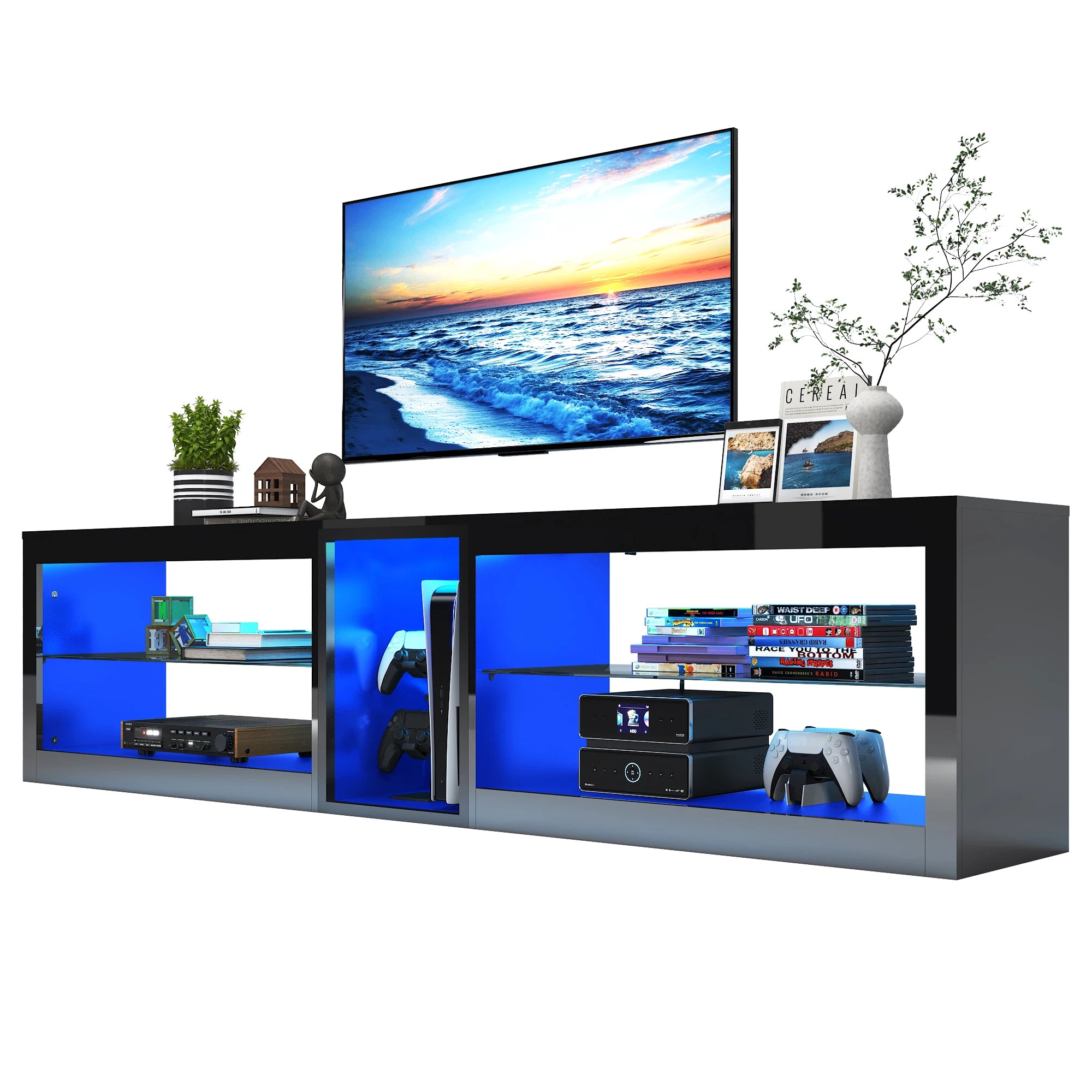 Storage TV Stand for TVs Up To 70 Inch dresser